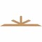 Ekena Millwork Saratoga Timber Gable Bracket, Western Red Cedar, 108"W x 27"H x 3 1/2"D x 5 1/2"F, 6/12 Pitch GBW108X27X0406SAR00SWR - alternate 1